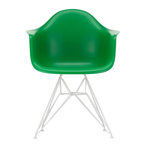 Cadeira de Braços em Plástico Eames DAR / Base Branca